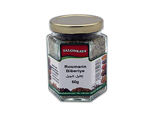 Yalçinkaya - Rosmarin - 60g - Gewürz im Glas - gerebelt und getrocknet - Premium Qualität Yalçinkaya - Rosmarin - 60g - Gewürz im Glas - gerebelt und getrocknet - Premium Qualität von Yalçinkaya