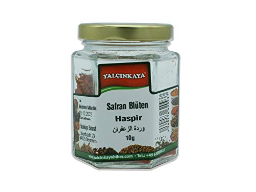 Yalçinkaya - Safran Blüte - 10g - Gewürze im Glas - Feine Safran Fäden - 1A Premium Qualität von Yalçinkaya