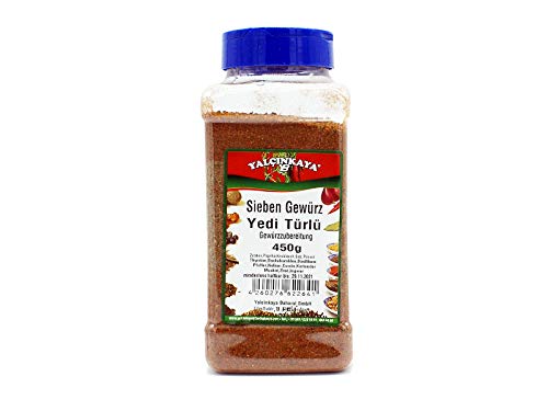 Yalçinkaya - Sieben Gewürze - 450g - PET - Grillgewürz Spezial - Orientlische Gewürzmischung Yalçinkaya - Sieben Gewürze - 450g - PET - Grillgewürz Spezial - Orientlische Gewürzmischung von Yalçinkaya