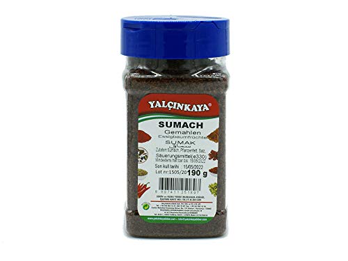Yalçinkaya - Sumak - Sumach Gewürzmischung - 190g - PET Box Gewürze - Essigbaumfrucht Gewürz Yalçinkaya - Sumak - Sumach Gewürzmischung - 190g - PET Box Gewürze - Essigbaumfrucht Gewürz von Yalçinkaya