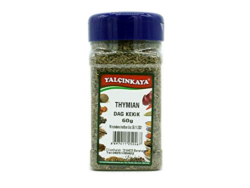 Yalçinkaya - Thymian - 60g - PET Box Gewürze - gerebelt und getrocknet - Premium Qualität Yalçinkaya - Thymian - 60g - PET Box Gewürze - gerebelt und getrocknet - Premium Qualität von Yalçinkaya