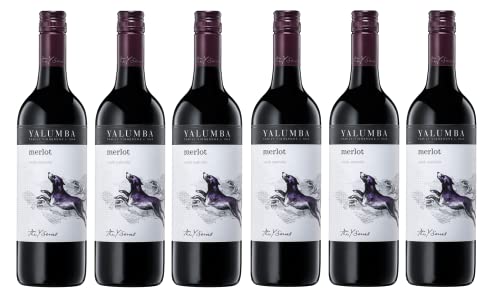 6x 0,75l - Yalumba - Y-Series - Merlot - South Australia W.O. - Australien - Rotwein trocken von Yalumba