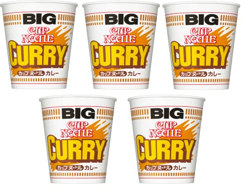 Nissin Cup Nudel Big Instant Ramen -Nudeln - Curry - Big 120g - Set von 5 Schalen Nissin Cup Nudel Big Instant Ramen -Nudeln - Curry - Big 120g - Set von 5 Schalen von Yamako