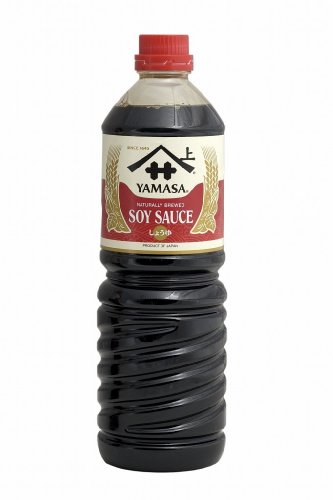 6er Pack ~ [6x 1000ml] Sojasauce YAMASA dunkel Soja Sauce aus Japan von Yamasa
