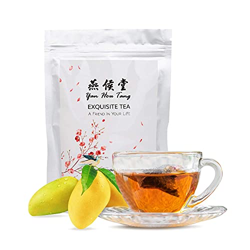 Yan Hou Tang Mango Schwarzer Tee Teebeutel Fleisch Voll Loose Leaf Gewürzmischung Fruchtblume Tea bags 50 Zählt von Yan Hou Tang