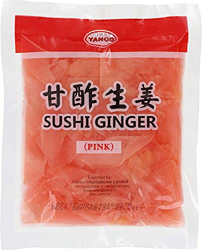 YANCO - Sushi Ingwer (Rosa), 1 pack (1 X 150 GR) von Yanco