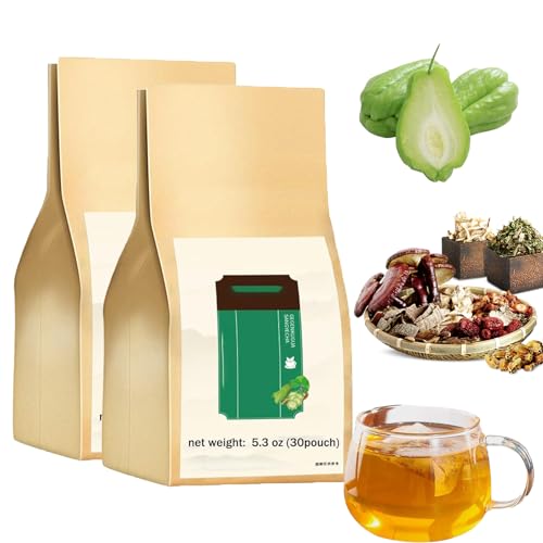 Bitter Melon And Mulberry Leaf Tea,Gourd And Mulberry Leaf Tea (2Bags) von Yanolam