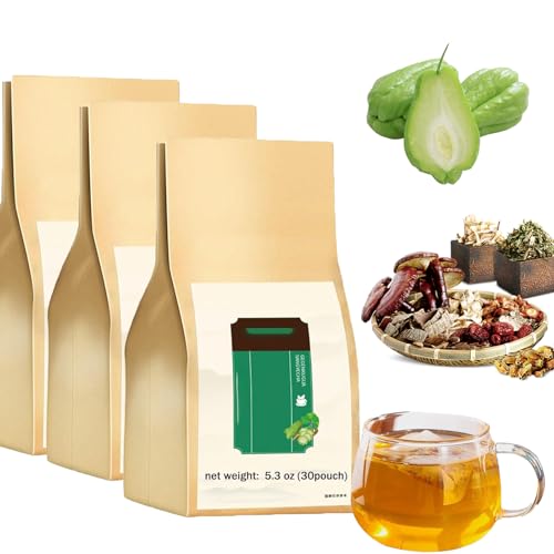 Bitter Melon And Mulberry Leaf Tea,Gourd And Mulberry Leaf Tea (3Bags) von Yanolam