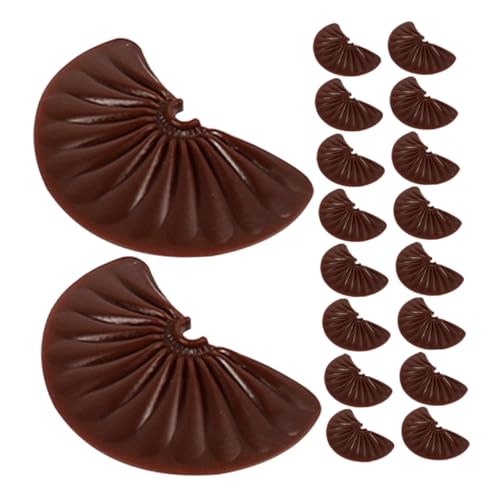 Yardwe 24 Stück Nachgemachte Schokoladenstückchen Simulationsdessert Mini künstliches Schokoladenessen Und Schokoladen-Requisiten interessante gefälschte Schokolade PVC Kaffee Yardwe 24 Stück Nachgemachte Schokoladenstückchen Simulationsdessert Mini künstliches Schokoladenessen Und Schokoladen-Requisiten interessante gefälschte Schokolade PVC Kaffee von Yardwe