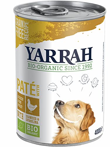 Yarrah Bio Hund Dose Pastete getreidefrei Huhn (2 x 400 gr) von Yarrah