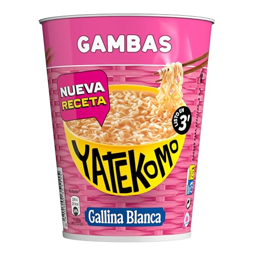 Gallina Blanca - Yatekomo Garnelen Orientalische Nudeln 60 gr. - [Pack 8] von YATEKOMO