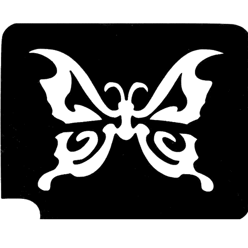Falter-Tattooschablone für bezaubernde Schmetterlingstattoos, 6x5cm von Ybody