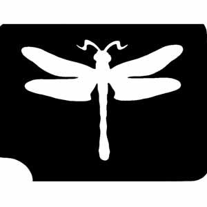 Libelle/Dragonfly-Tattooschablone für alle Naturfreunde, 8x6,5 cm von Ybody