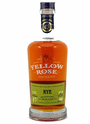 Yellow Rose RYE Whiskey 45% Vol. 0,7l von Yellow Rose