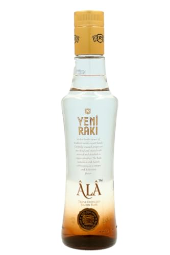 YENI RAKI ALA – ROSINEN-RAKI, DREIFACH DESTILLIERT UND IN EICHENFÄSSERN GEREIFT – 1 x 0,35l Rakı mit 47% Vol. - Hergestellt in der Türkei YENI RAKI ALA – ROSINEN-RAKI, DREIFACH DESTILLIERT UND IN EICHENFÄSSERN GEREIFT – 1 x 0,35l Rakı mit 47% Vol. - Hergestellt in der Türkei von Yeni Raki