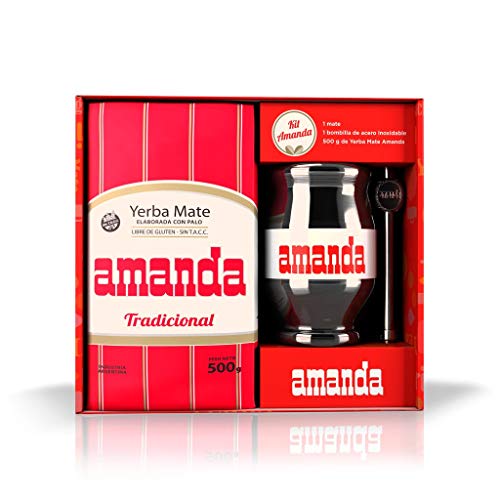 Yerba Mate Amanda Kit Aluminio Aufgussgetränk, 780 g von Amanda