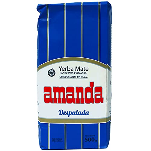 Amanda Yerba Mate Tee Despelada 0.5kg | Mate Tee aus Argentinien | Detox und Energie Getränk von Yerbee