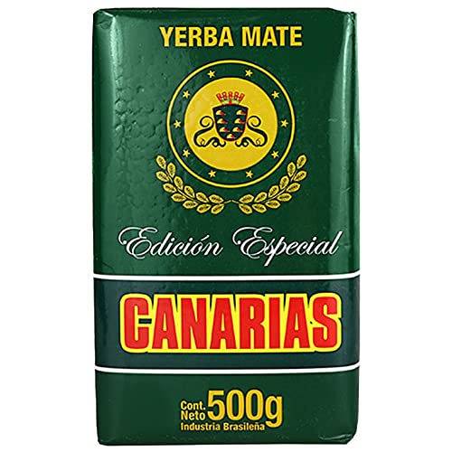 Canarias Yerba Mate Tee Edicion Especial 500g | Mate Tee aus Brasilien - die Reifezeit beträgt 12 Monate | Detox und Energie Getränk von Yerbee