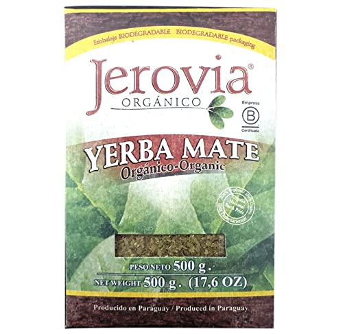 Jerovia Yerba Mate Tee Bio 500g | Organic Mate Tee aus Paraguay | Detox und Energie Getränk von Yerbee