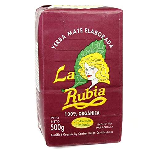 La Rubia Yerba Mate Tee Bio 500g | Organic Mate Tee aus Paraguay | Detox und Energie Getränk von Yerbee