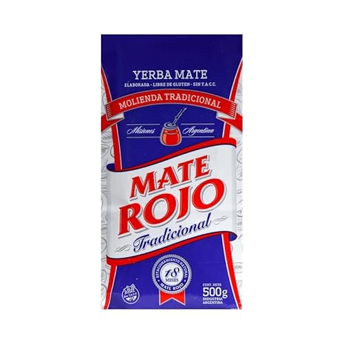 Mate Rojo Yerba Mate Tee Tradicional 500g - die Reifezeit beträgt 12 Monate | Detox und Energie Getränk von Yerbee