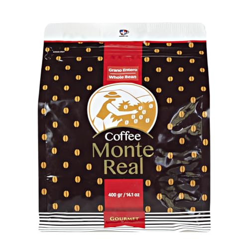 Monte Real Dominican Roasted Bean Coffee, 400g (400, Whole bean) von Yerbee