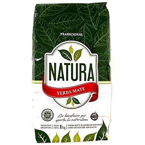 Natura Yerba Mate Tee Tradicional 500g | Yerba Mate aus Argentinien | Detox und Energie Getränk von Yerbee