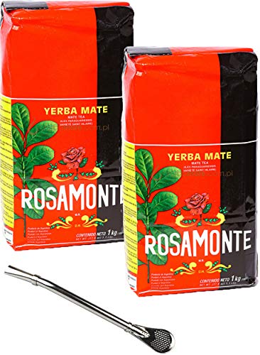 Rosamonte Tradicional 1000g x 2 + bombilla von Yerbee