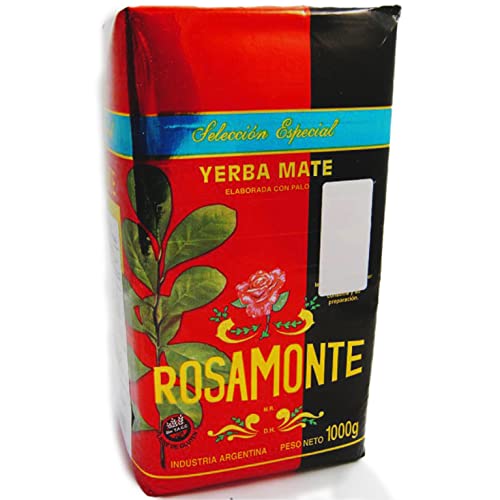 Rosamonte Yerba Mate Tee Seleccion Especial 1kg - die Reifezeit beträgt 12 bis 24 Monate | Detox und Energie Getränk von Yerbee