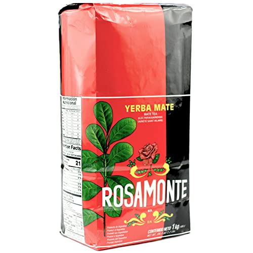Rosamonte Yerba Mate Tee Tradicional 1kg - die Reifezeit beträgt 12 Monate | Detox und Energie Getränk von Yerbee