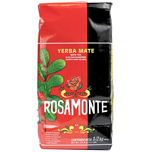 Rosamonte Yerba Mate Tee Tradicional 500g - die Reifezeit beträgt 12 Monate | Detox und Energie Getränk | Detox und Energie Getränk von Yerbee