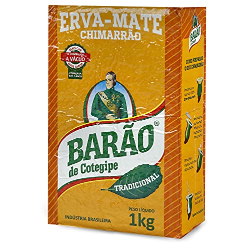 Traditioneller Vakuum Barao Yerba Mate 1kg Brasilianisches Portugiesisch | Erva-Mate Barão Tradicional a Vácuo 1kg Português do Brasil von Yerbee