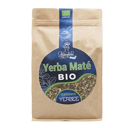 YERBEE Yerba Mate Tee BIO (500 g) | Gereift, Luftgetrocknet, Rauchfrei, Staubfrei | Argentinischer Yerba Maté Bio mit feinen Blättern von Yerbee