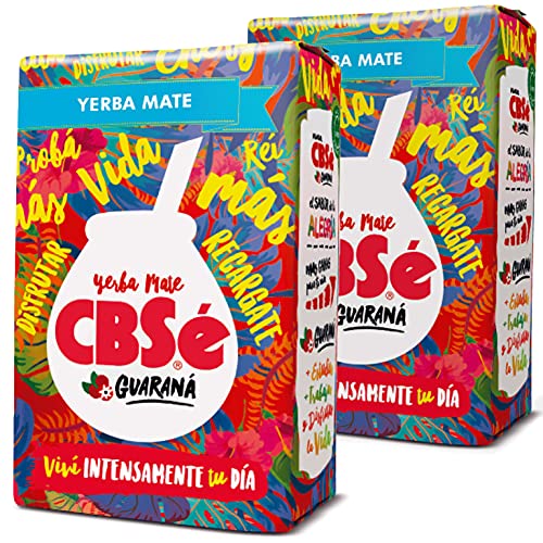 Yerba Mate Tee CBSé mit Guaraná 1 kg (0.5 kg x 2) aus Argentinien | Detox und Energie Getränk von Yerbee