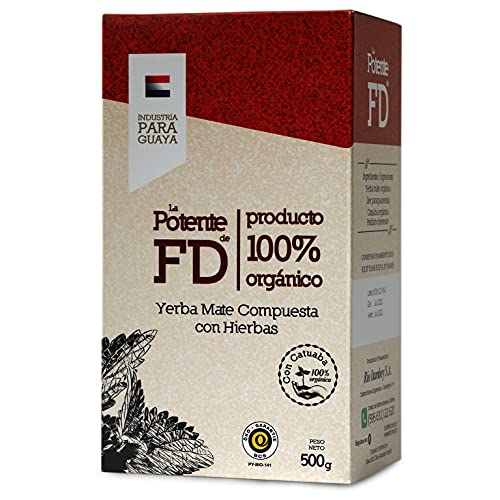 Yerba Mate Tee Fede Rico La Potente 0.5 kg | Mate Tee aus Paraguay | Detox und Energie Getränk von Yerbee