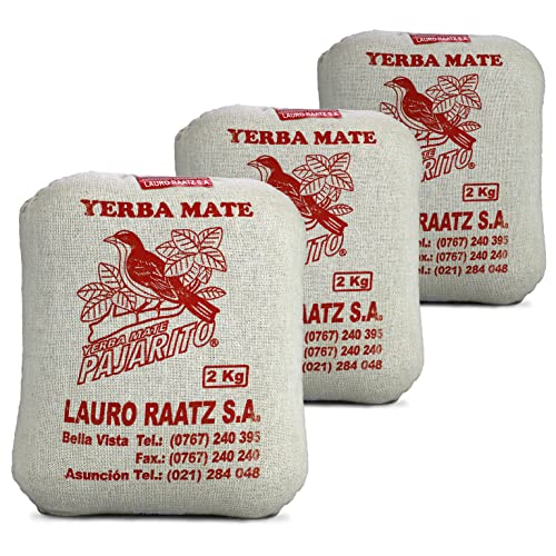 Yerba Mate Tee Pajarito Linen 6 kg (3 x 2kg) | Yerba Mate aus Paraguay | Detox und Energie Getränk von Yerbee
