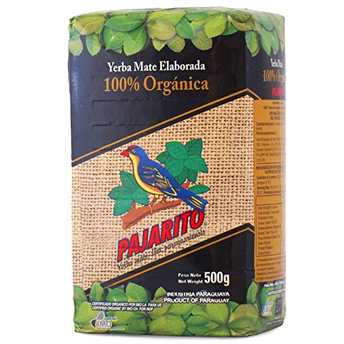 Yerba Mate Tee Pajarito Organic 500g | Yerba Mate aus Paraguay | Detox und Energie Getränk von Yerbee