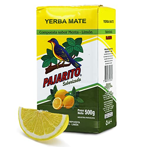 Yerba Mate Tee Pajarito Limon/Zitrone 500g | Yerba Mate aus Paraguay | Detox und Energie Getränk von Yerbee