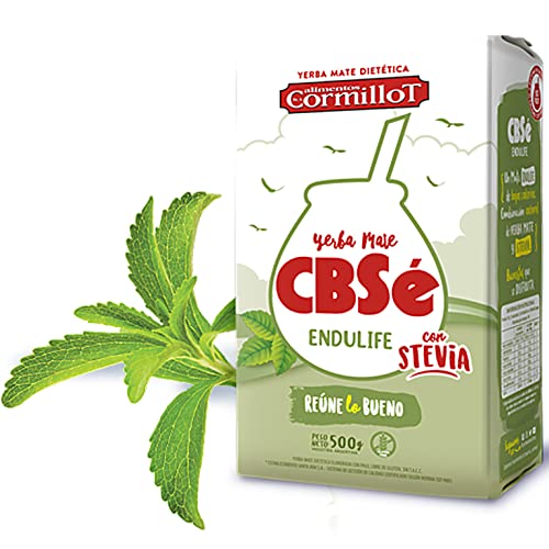 CBSé Yerba Mate Tee Endulife 500g + Geschenk Probe (40g) : Reich an Antioxidantien, Vitaminen, beschleunigt den Stoffwechsel, zuckerfrei | Argentinien von Yerbox