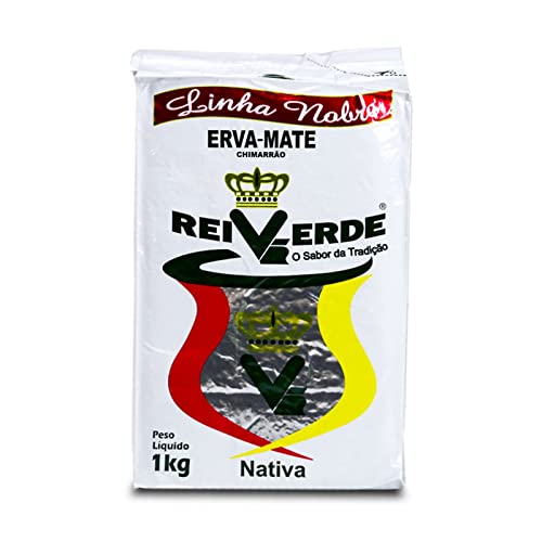 🌿 Erva Mate Tee Rei Verde Chimarrao Nobre Line Vacuum 1 kg + Geschenk Probe (40g): 🧉Reich an Antioxidantien, Vitaminen, beschleunigt den Stoffwechsel, zuckerfrei | Brasilien 🇧🇷 von Yerbox