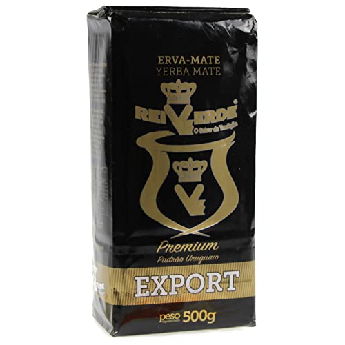 Erva Mate Tee Rei Verde Premium Uruguay 0.5 kg + Geschenk Probe (40g): Reich an Antioxidantien, Vitaminen, beschleunigt den Stoffwechsel, zuckerfrei | Brasilien von Yerbox