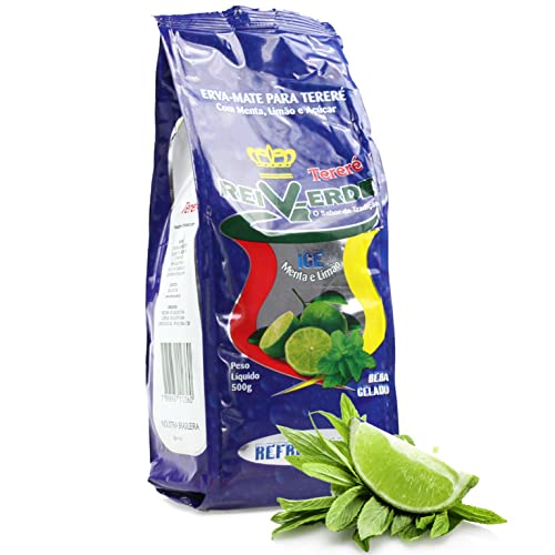 Erva Mate Tee Rei Verde Terere Refrescante 0.5 kg + Geschenk Probe (40g): Reich an Antioxidantien, Vitaminen, beschleunigt den Stoffwechsel, zuckerfrei | Brasilien von Yerbox