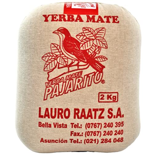 Pajarito Yerba Mate Tee 2kg (handverpackt) + Geschenk Probe (40g): Reich an Antioxidantien und Vitaminen, beschleunigt den Stoffwechsel, zuckerfrei | Paraguay von Yerbox