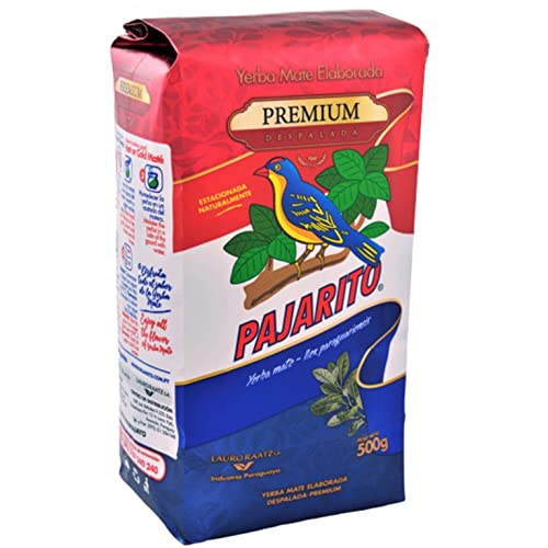 Pajarito Yerba Mate Tee Premium 500g + Geschenk Probe (40g): Reich an Antioxidantien und Vitaminen, beschleunigt den Stoffwechsel, zuckerfrei | Paraguay von Yerbox