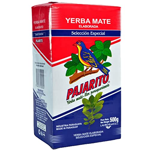 Pajarito Yerba Mate Tee Seleccion Especial 500g + Geschenk Probe (40g): Reich an Antioxidantien und Vitaminen, beschleunigt den Stoffwechsel, zuckerfrei | Paraguay von Yerbox