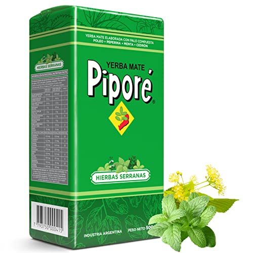 🌿 Pipore Yerba Mate Tee Compuesta 500g + Geschenk Probe (40g):🧉Reich an Antioxidantien und Vitaminen, beschleunigt den Stoffwechsel, zuckerfrei | Argentinien 🇦🇷 von Yerbox