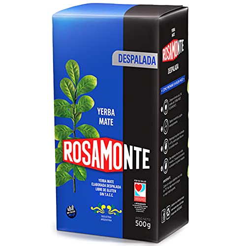 Rosamonte Yerba Mate Tee Despalada 500g + Geschenk Probe (40g):Reich an Antioxidantien und Vitaminen, beschleunigt den Stoffwechsel, zuckerfrei | Argentinien von Yerbox