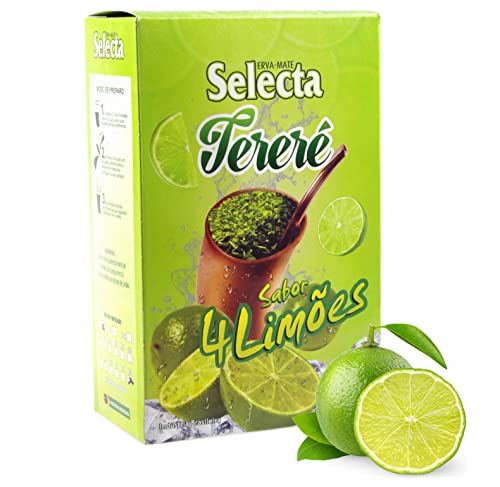 🍃 Selecta Erva Mate Tee Terere Limette 0.5 kg + Geschenk Probe (50g): 🧉Reich an Antioxidantien und Vitaminen, beschleunigt den Stoffwechsel, zuckerfrei | Brasilien 🇧🇷 von Yerbox