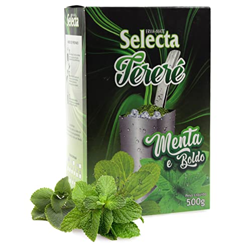 🍃 Selecta Erva Mate Tee Terere Minze Boldo 0.5 kg + Geschenk Probe (50g): 🧉Reich an Antioxidantien und Vitaminen, beschleunigt den Stoffwechsel, zuckerfrei | Brasilien 🇧🇷 von Yerbox