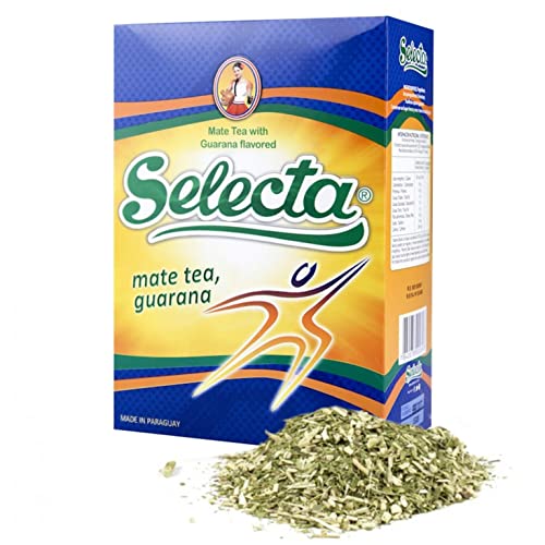 Selecta Yerba Mate Tee Energie 0.5 kg + Geschenk Probe (40g): Reich an Antioxidantien und Vitaminen, beschleunigt den Stoffwechsel, zuckerfrei | Paraguay von Yerbox